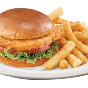 Chicken Burger with Fries
