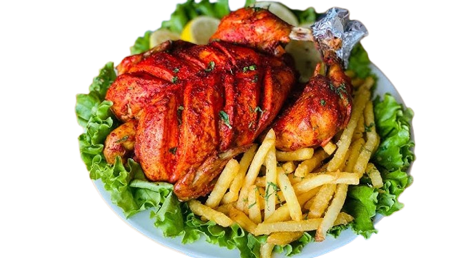 Lahori Chargha (Full) with Fries & Raita